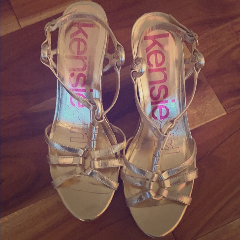 Kensie Girl cork wedge sandal